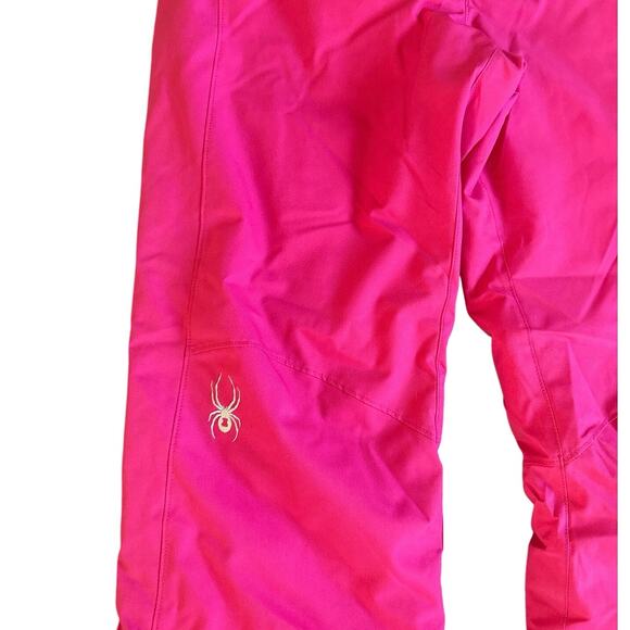 Women’s Spyder Hot Pink Winner Athletic Fit Snow Ski Pant Size 8 - Picture 5 of 8